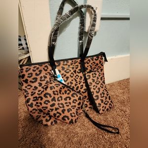 Leopard tote